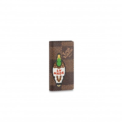 LOUIS VUITTON X NIGO BRAZZA WALLET N60393 (19*10*2cm)